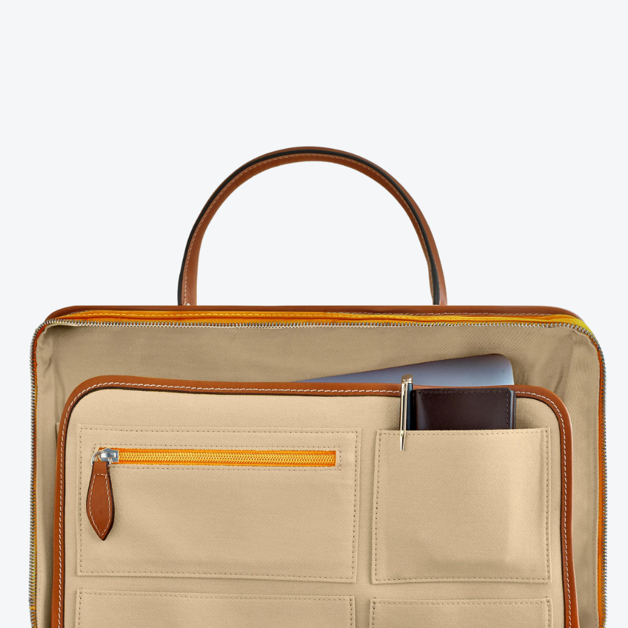 Travelteq The Inside Out Orange/Cognac