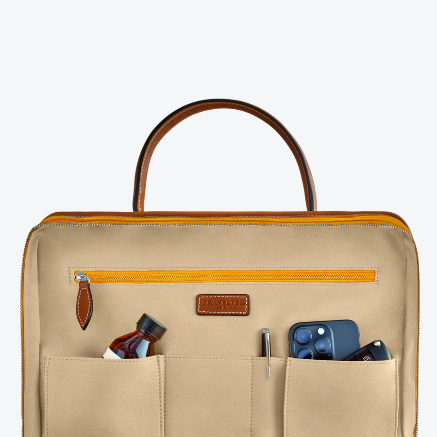Travelteq The Inside Out Orange/Cognac
