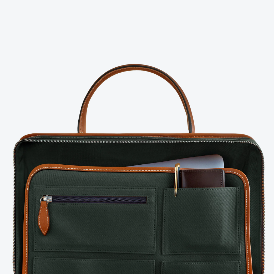 Travelteq The Messenger Cognac/Green