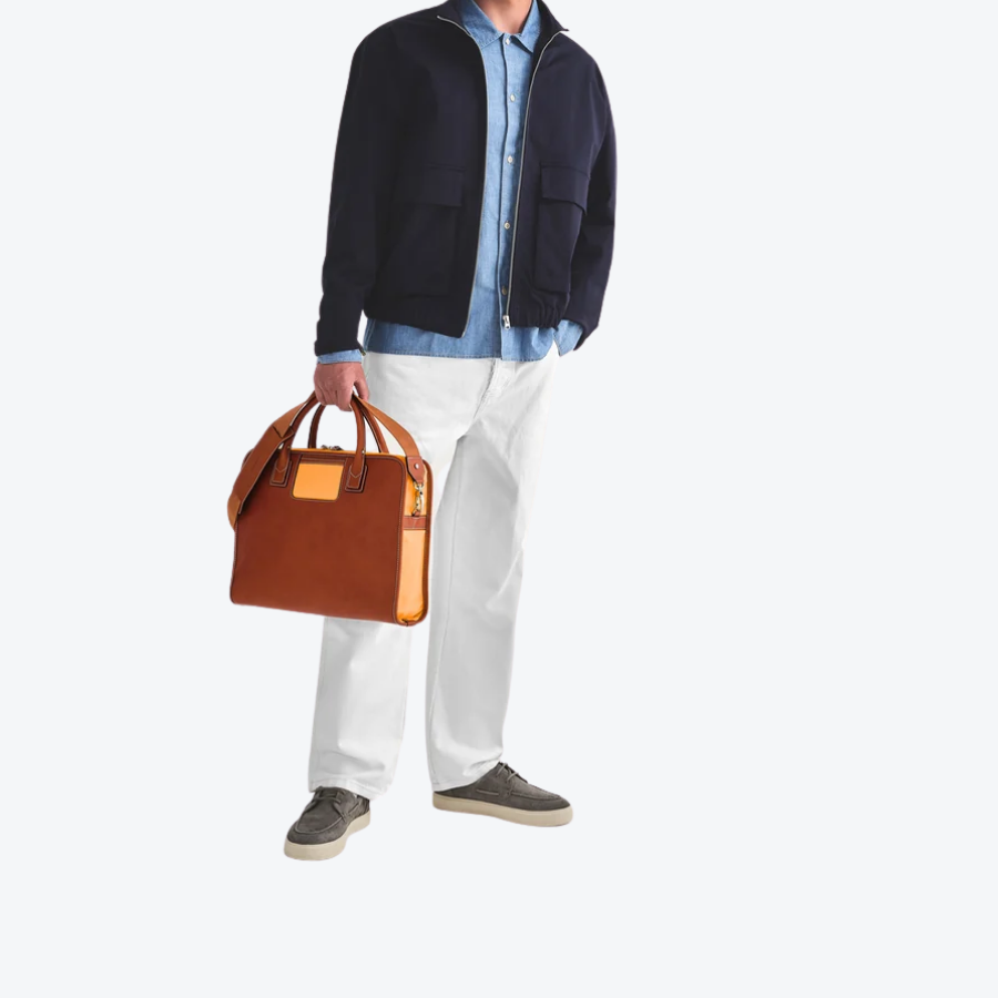 Travelteq The Messenger Cognac/Orange