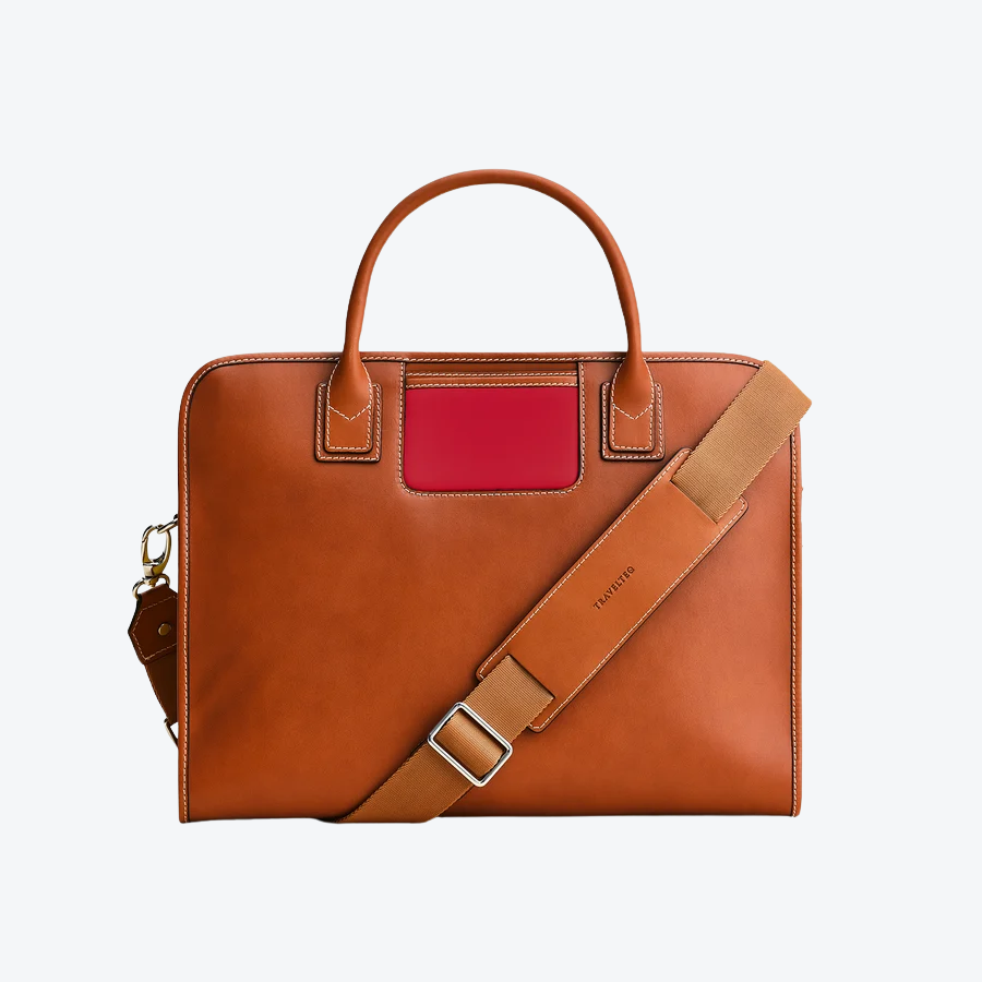 Travelteq The Messenger Cognac/Red