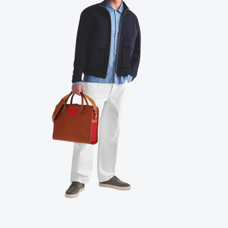 Travelteq The Messenger Cognac/Red