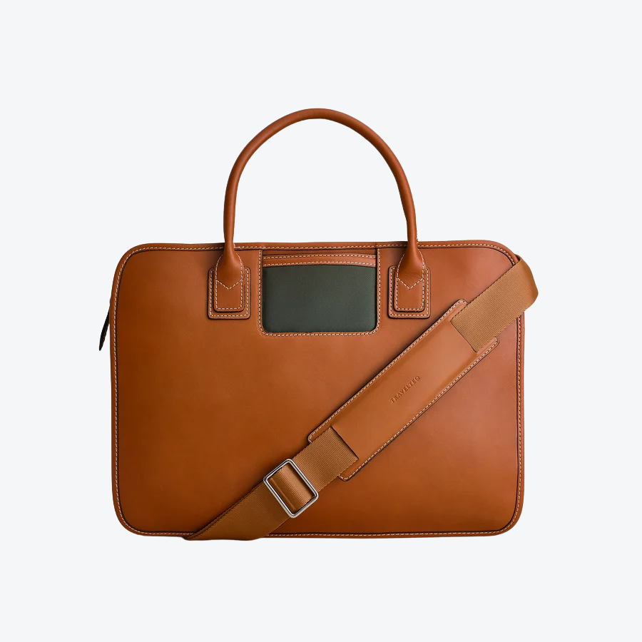 Travelteq The Overnight Cognac/Green
