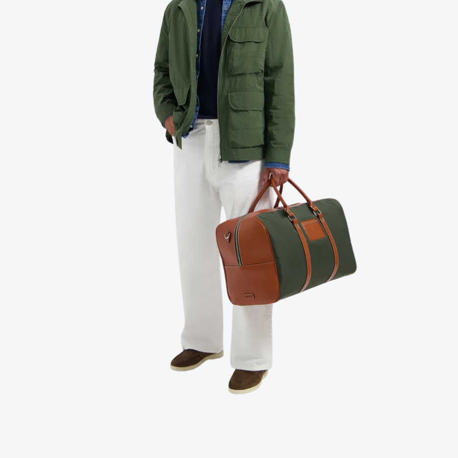 Travelteq The Weekender Green/Cognac