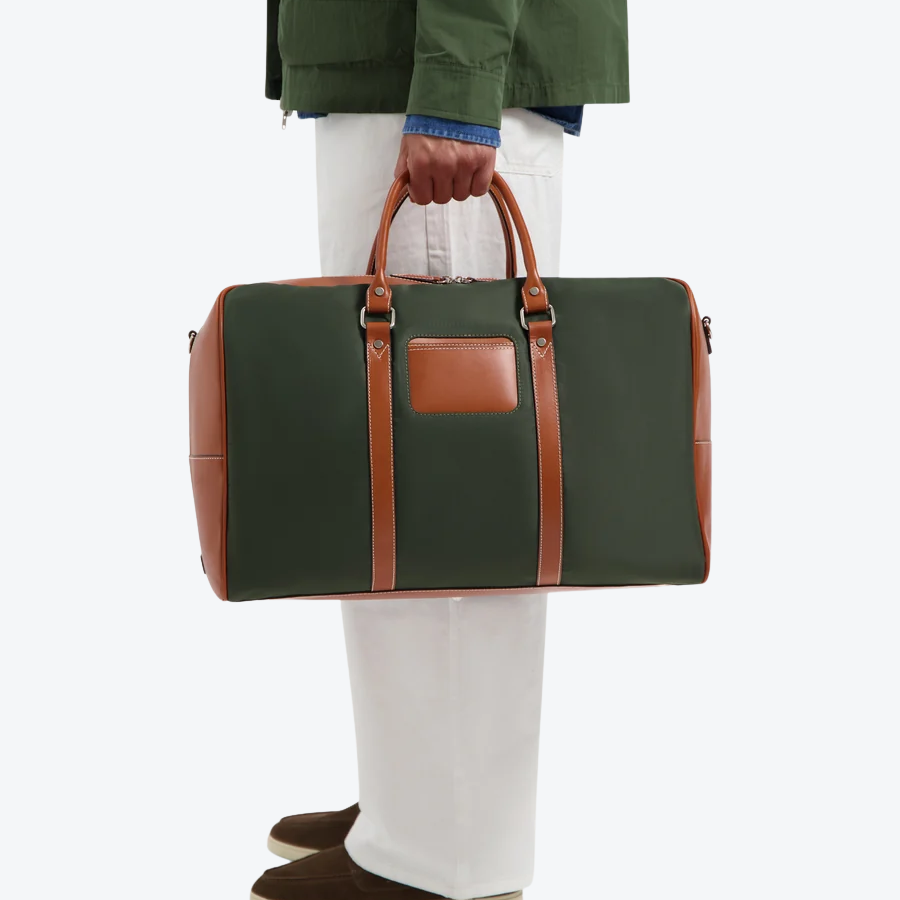 Travelteq The Weekender Green/Cognac