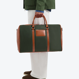 Travelteq The Weekender Green/Cognac