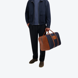Travelteq The Weekender Navy/Cognac