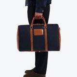 Travelteq The Weekender Navy/Cognac