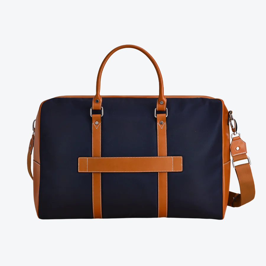 Travelteq The Weekender Navy/Cognac