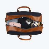 Travelteq The Weekender Navy/Cognac