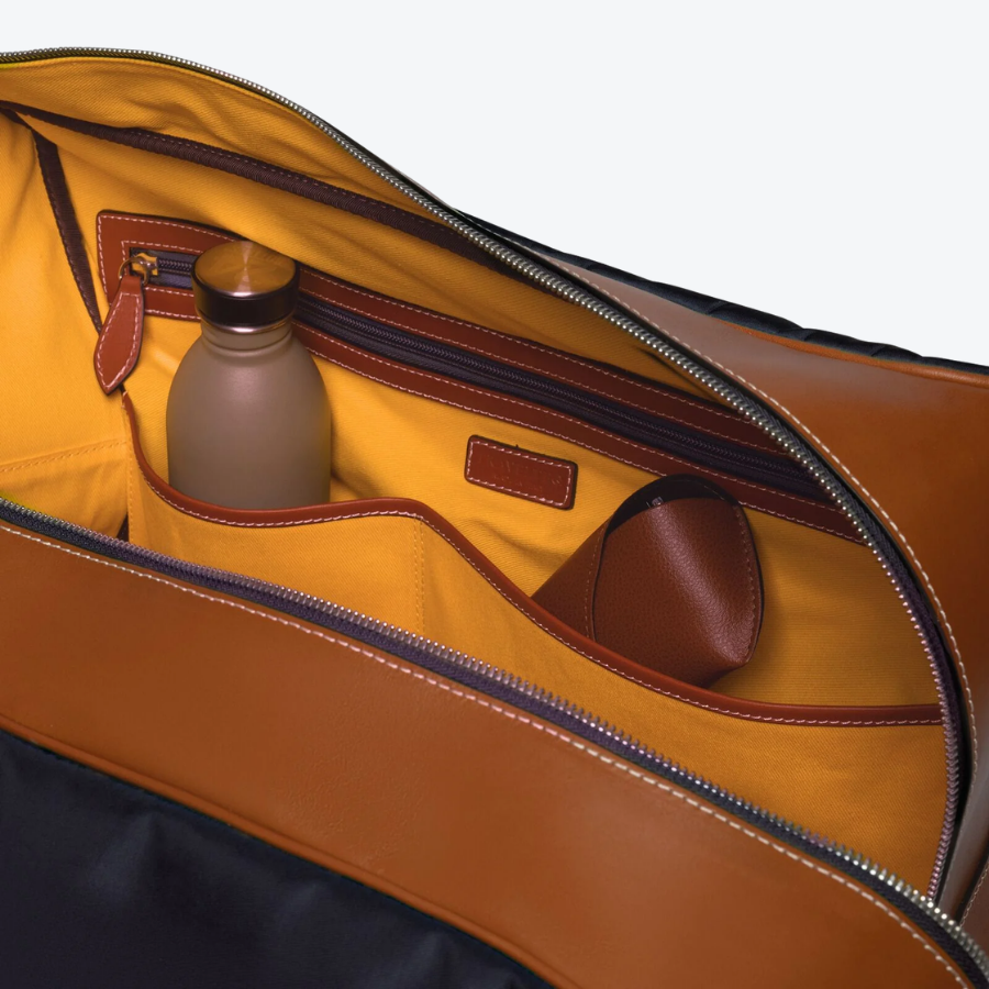 Travelteq The Weekender Navy/Cognac