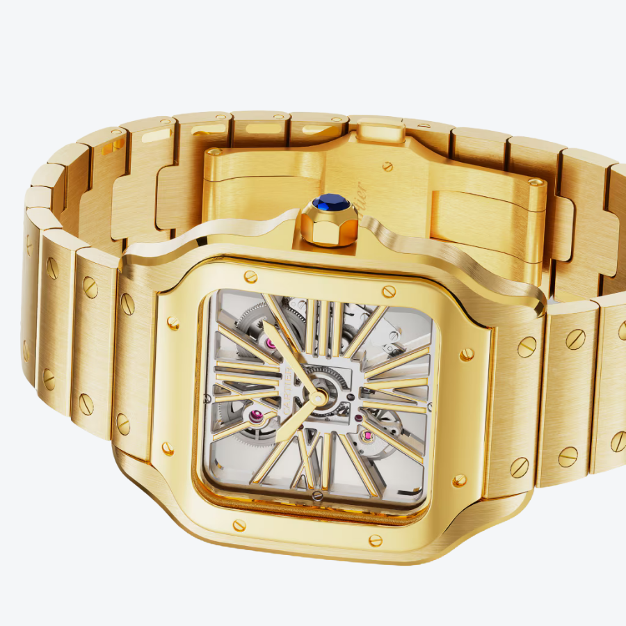 Santos de Cartier Skeleton Large