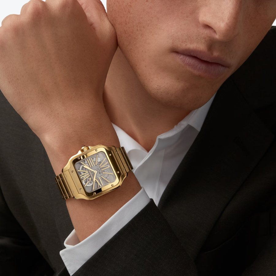 Santos de Cartier Skeleton Large